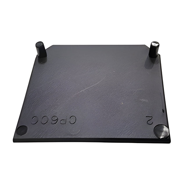 CRL-U.S. Aluminum Closure Plate for 1/4" Glazed Mullions- 50/Pk