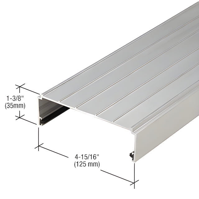 CRL-U.S. Aluminum Compensating Head Channel, Clear Anodized - 24'-2"