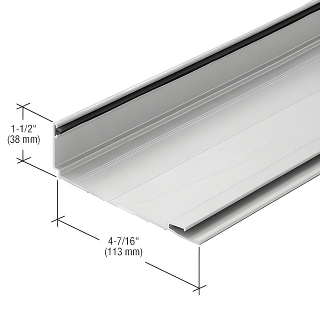 CRL-U.S. Aluminum Compensating Jamb Channel, Clear Anodized - 24'-2"