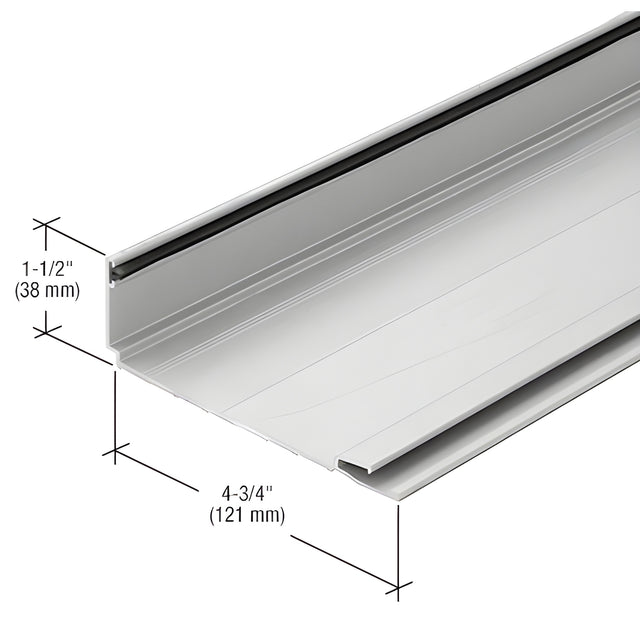 CRL-U.S. Aluminum Compensating Jamb Channel, Clear Anodized - 24'-2"
