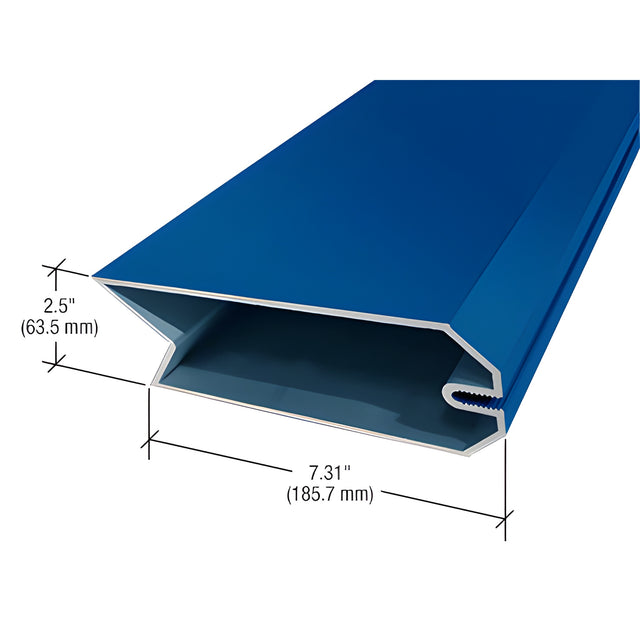 CRL-U.S. Aluminum Custom KYNAR® Paint 5" 90 Degree Outside Captured Vertical Corner Mullion - 24'-2"