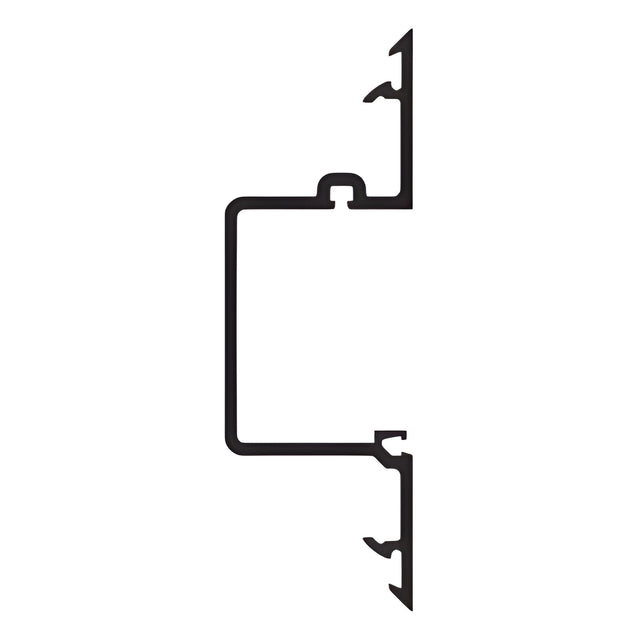 CRL-U.S. Aluminum Custom KYNAR® Paint Deep Pocket Insert for 1-5/16" Glass - 24'-2"