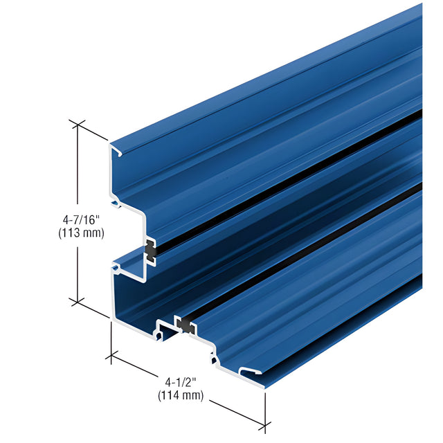 CRL-U.S. Aluminum Custom KYNAR® Paint Double Pocket Corner Post Half Section, Thermally Improved - 24'-2"