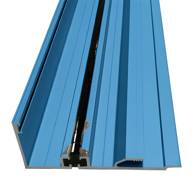 CRL-U.S. Aluminum Custom KYNAR® Paint Head Receptor with Weatherstrip, Thermally Improved - 24'-3"