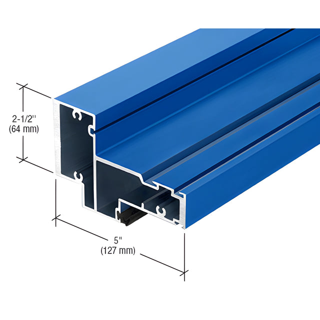 CRL-U.S. Aluminum Custom KYNAR® Paint Header for Transom, 1-5/16" Glass - 24'-2"