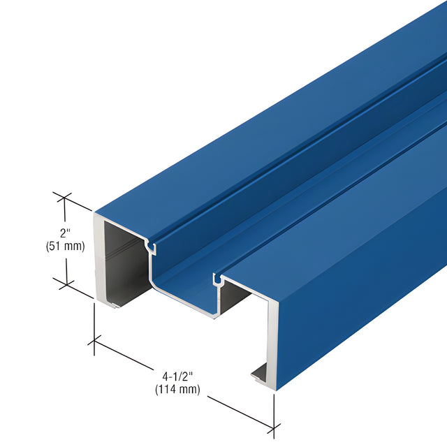 CRL-U.S. Aluminum Custom KYNAR® Paint Heavy-Wall Vertical Mullion - 24'-2"