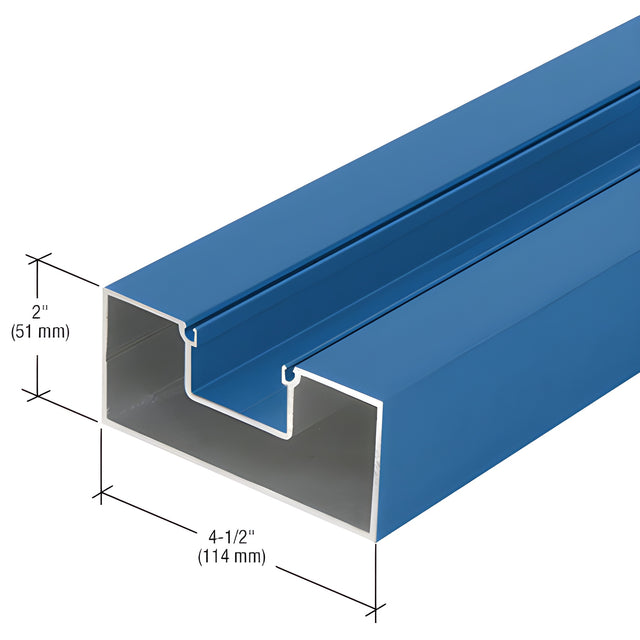 CRL-U.S. Aluminum Custom KYNAR® Paint Hollow Door Jamb Double Acting - 21'-9"