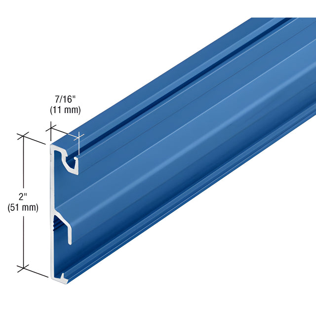 CRL-U.S. Aluminum Custom KYNAR® Paint Horizontal Face Cap - 24'-2"