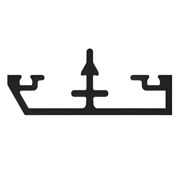 CRL-U.S. Aluminum Custom KYNAR® Paint Horizontal Face Cap - 24'-2"