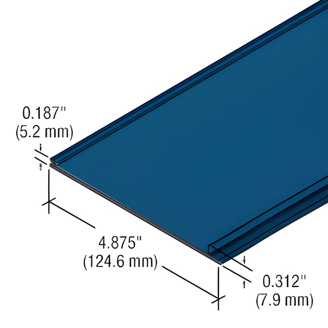 CRL-U.S. Aluminum Custom KYNAR® Paint Horizontal Insert for StormWall XL Mullions