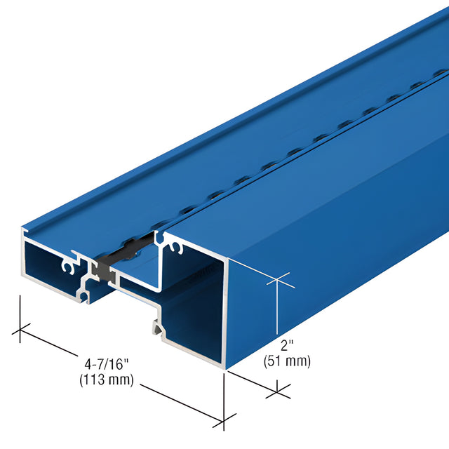 CRL-U.S. Aluminum Custom KYNAR® Paint Intermediate Horizontal Mullion, Thermally Improved - 24'-2"