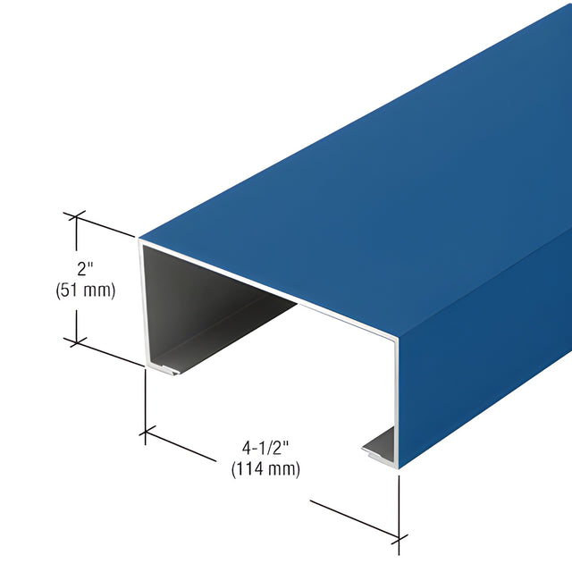 CRL-U.S. Aluminum Custom KYNAR® Paint Open Back Door Jamb - 24'-2"