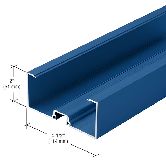 CRL-U.S. Aluminum Custom KYNAR® Paint Open Back Door Jamb Single Acting - 24'-2"