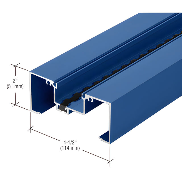 CRL-U.S. Aluminum Custom KYNAR® Paint Open Back Head/Jamb Mullion, Thermally Improved - 24'-2"
