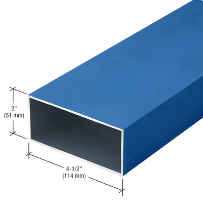 CRL-U.S. Aluminum Custom KYNAR® Paint Rectangular Tube 2" x 4-1/2" - 24'-2"