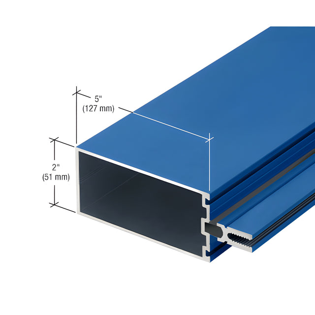 CRL-U.S. Aluminum Custom KYNAR® Paint Series 2200 Thermally Broken 5" Tubular Mullion - 24'-2"