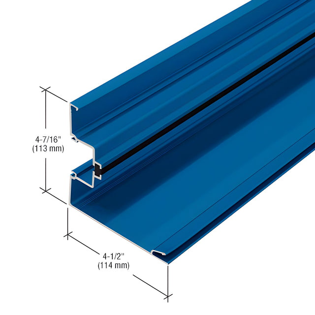 CRL-U.S. Aluminum Custom KYNAR® Paint Single Pocket Corner Post Half Section, Thermally Improved - 24'-2"