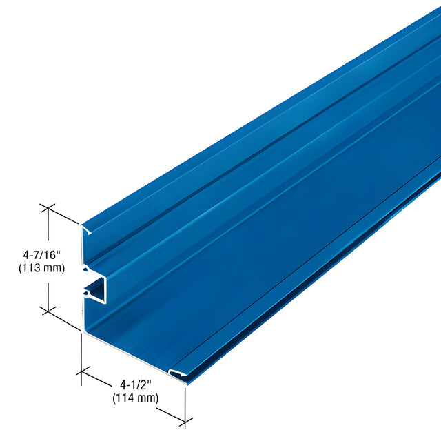 CRL-U.S. Aluminum Custom KYNAR® Paint Single Pocket Corner Post Half Section - 24'-2"