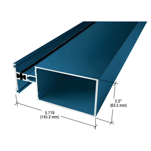 CRL-U.S. Aluminum Custom KYNAR® Paint Thermally Broken 6" Vertical Mullion - 24'-2"