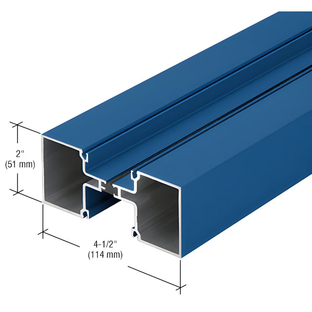 CRL-U.S. Aluminum Custom KYNAR® Paint Vertical Stacking Mullion, Thermally Improved - 24'-2"