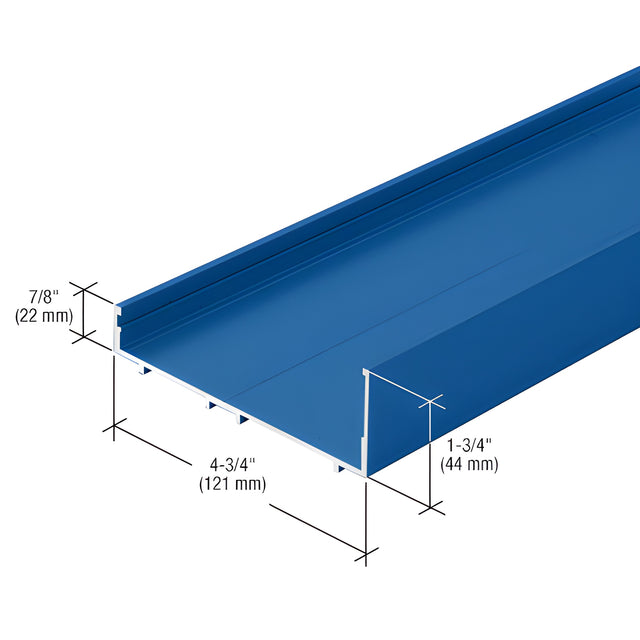 CRL-U.S. Aluminum Custom Paint Stacking Head and Sill Channel - 24'-2"