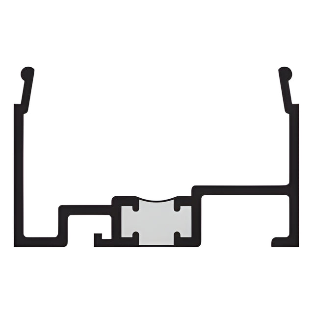 CRL-U.S. Aluminum Dark Bronze Anodized Starter Sill/Adaptor - 24'-2"