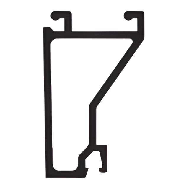 CRL-U.S. Aluminum Dark Bronze/Black Anodized Class 1 9/16" Glass Door Stop Series IG500 - 21'