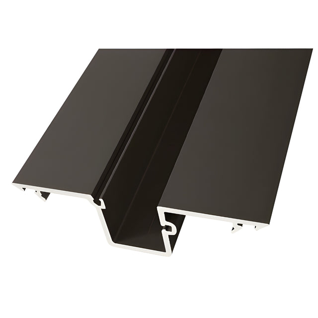 CRL-U.S. Aluminum Dark Bronze/Black Anodized Class 1 Deep Pocket Insert for 9/16" Glass - 24'-2"
