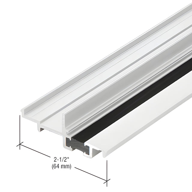 CRL-U.S. Aluminum Door Stop Insert, Thermally Improved, White KYNAR® Paint, 21'-2"