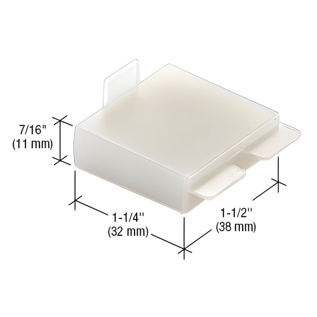 CRL-U.S. Aluminum End Dam Water Deflector for Deep Pocket PW600- 50/Pk