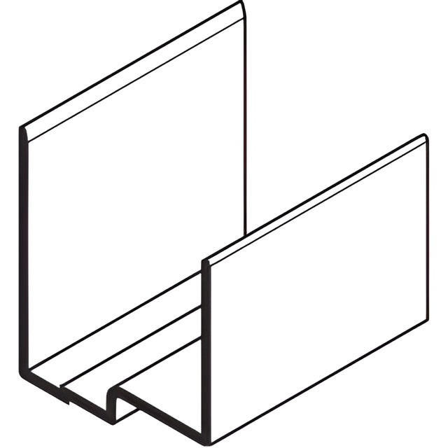 CRL-U.S. Aluminum Extruded 3" Head and Sill Aluminum Splice Sleeve- 20/Pk