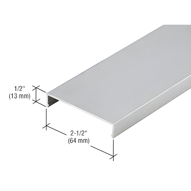 CRL-U.S. Aluminum Face Cap, Clear Anodized Class 1 - 24'-2"
