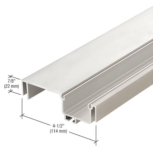 CRL-U.S. Aluminum Female Expansion Mullion - 24'-2", Clear Anodized Class 1