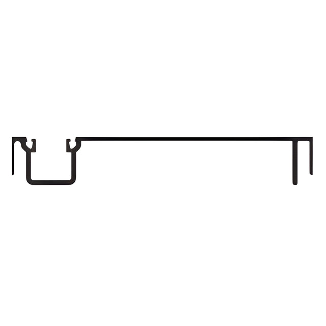 CRL-U.S. Aluminum Female Expansion Mullion, Bronze Black Anodized - 24'-2"