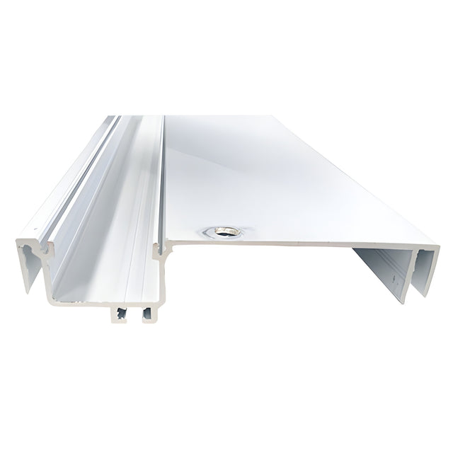 CRL-U.S. Aluminum Female Expansion Mullion, White KYNAR® Paint - 24'-2"