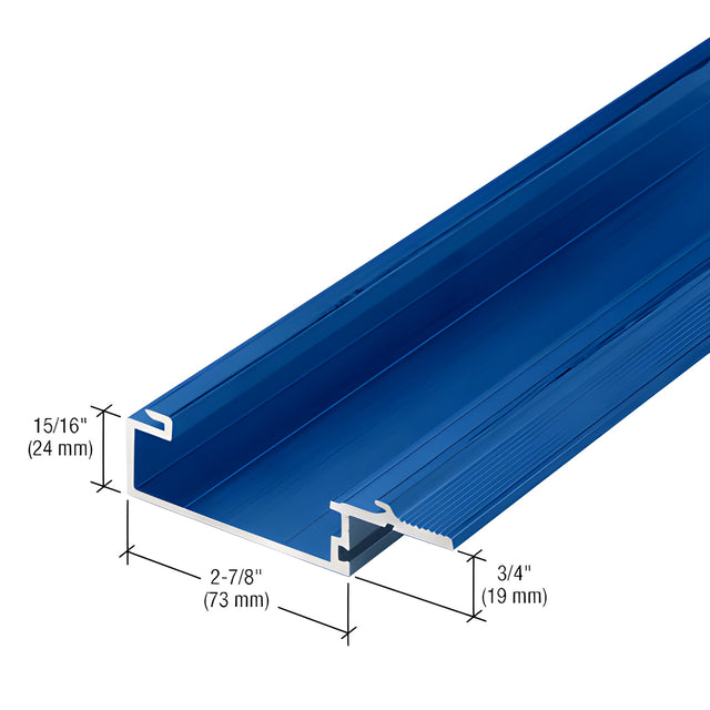 CRL-U.S. Aluminum Female Split Mullion for Screw Spline Assembly, Custom Paint - 24'-2"