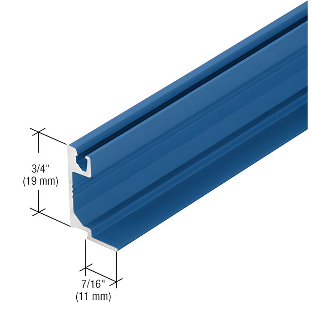 CRL-U.S. Aluminum Glass Stop for 1" Glass Door Header, Custom Paint - 21'-2"