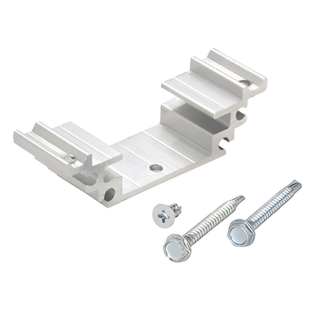 CRL-U.S. Aluminum Head Anchor Clip with Screws - 20/Pk