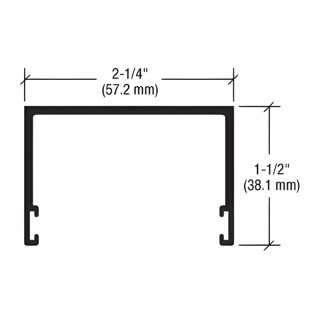 CRL-U.S. Aluminum Head/Jamb, Custom Paint- 24'-2"