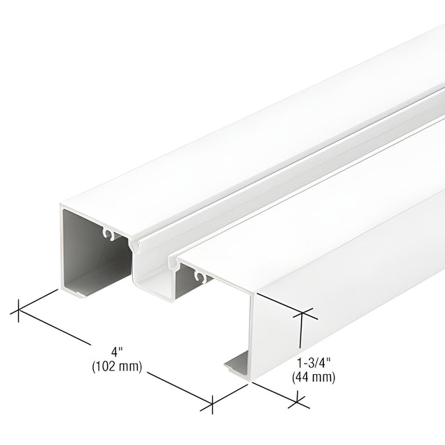 CRL-U.S. Aluminum Head Mullion, White KYNAR® Paint - 24'-2"