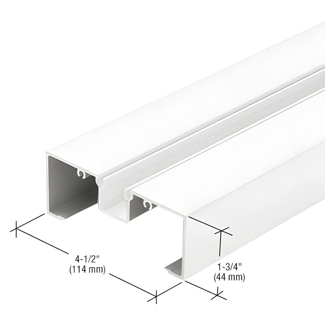 CRL-U.S. Aluminum Head and Jamb Mullion, White KYNAR® Paint - 24'-2"