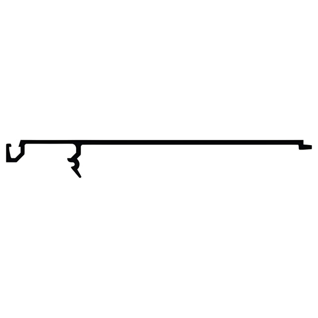 CRL-U.S. Aluminum Head and Sill Spandrel Filler - 24'-2", Clear Anodized Class 1