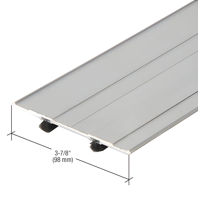 CRL-U.S. Aluminum Header Filler with Weatherstrip, Clear Anodized Class 1 - 21'-4"
