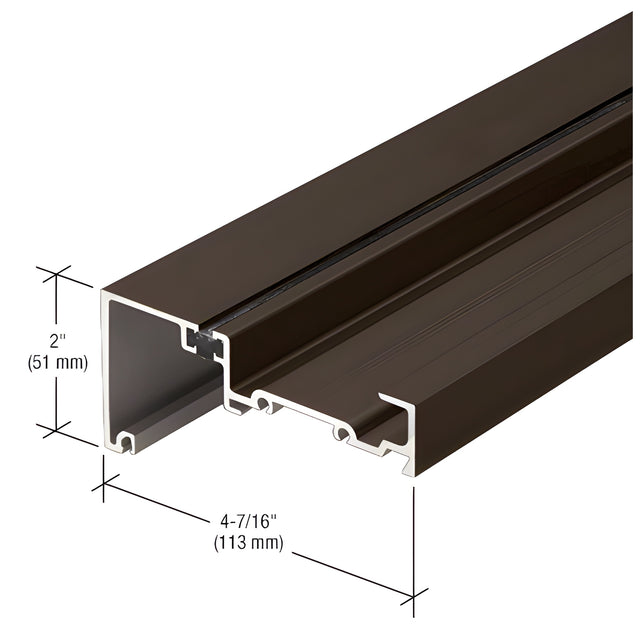 CRL-U.S. Aluminum Header, Thermally Improved, Bronze Black Anodized - 24'-2"