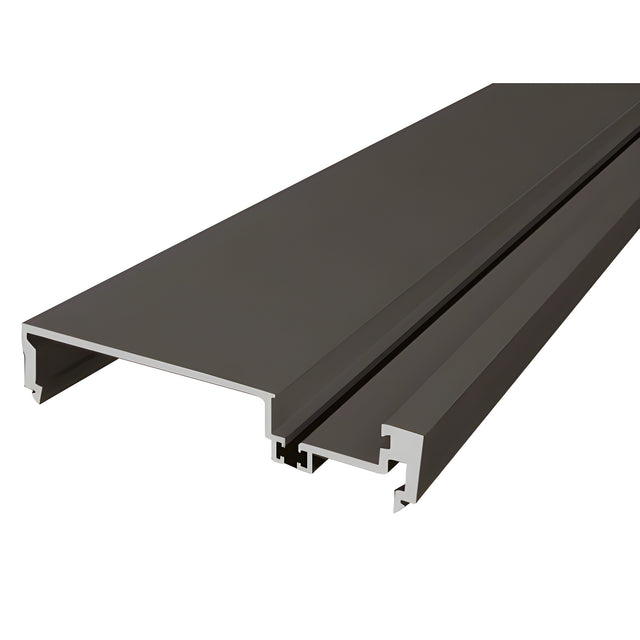 CRL-U.S. Aluminum Heavy-Duty 6" Male Split Mullion, Thermally Improved, Dark Bronze Anodic- 24'-2"