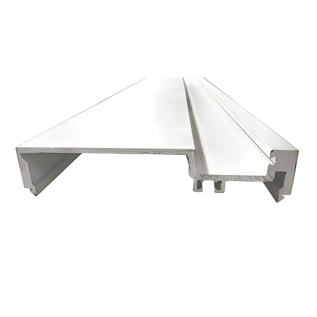 CRL-U.S. Aluminum Heavy-Duty 6" Male Split Mullion, White Kynar® Paint- 24'-2"