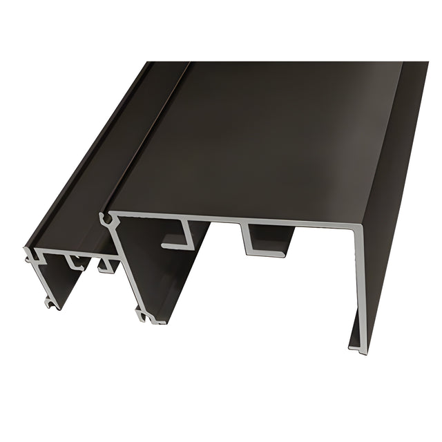 CRL-U.S. Aluminum Horizontal - 24'-2", Dark Bronze/Black Anodized Class 1