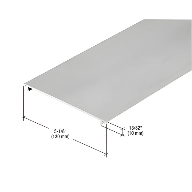 CRL-U.S. Aluminum Horizontal Flat Insert - 24'-2", Clear Anodized Class 1