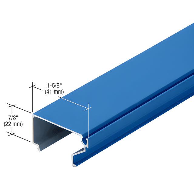 CRL-U.S. Aluminum Horizontal Glass Stop for 4" Mullions, Custom Paint - 24'-2"