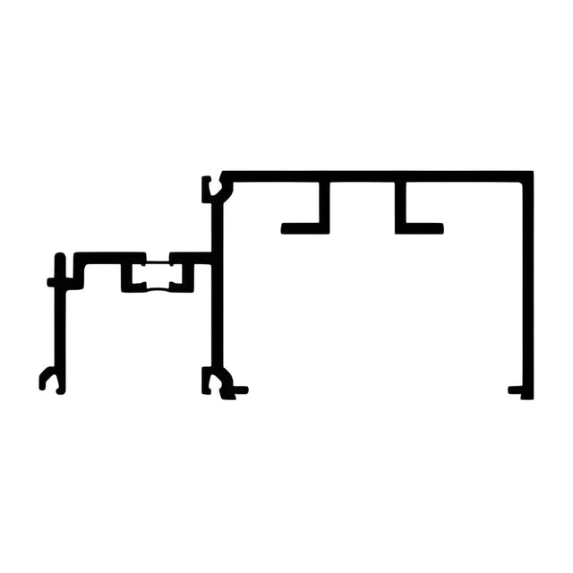 CRL-U.S. Aluminum Horizontal (Thermal) - 24'-2", Dark Bronze/Black Anodized Class 1
